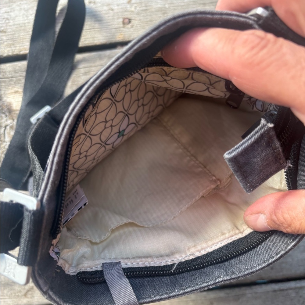Sherpani Charcoal Crossbody Bag Purse - Picture 5 of 8